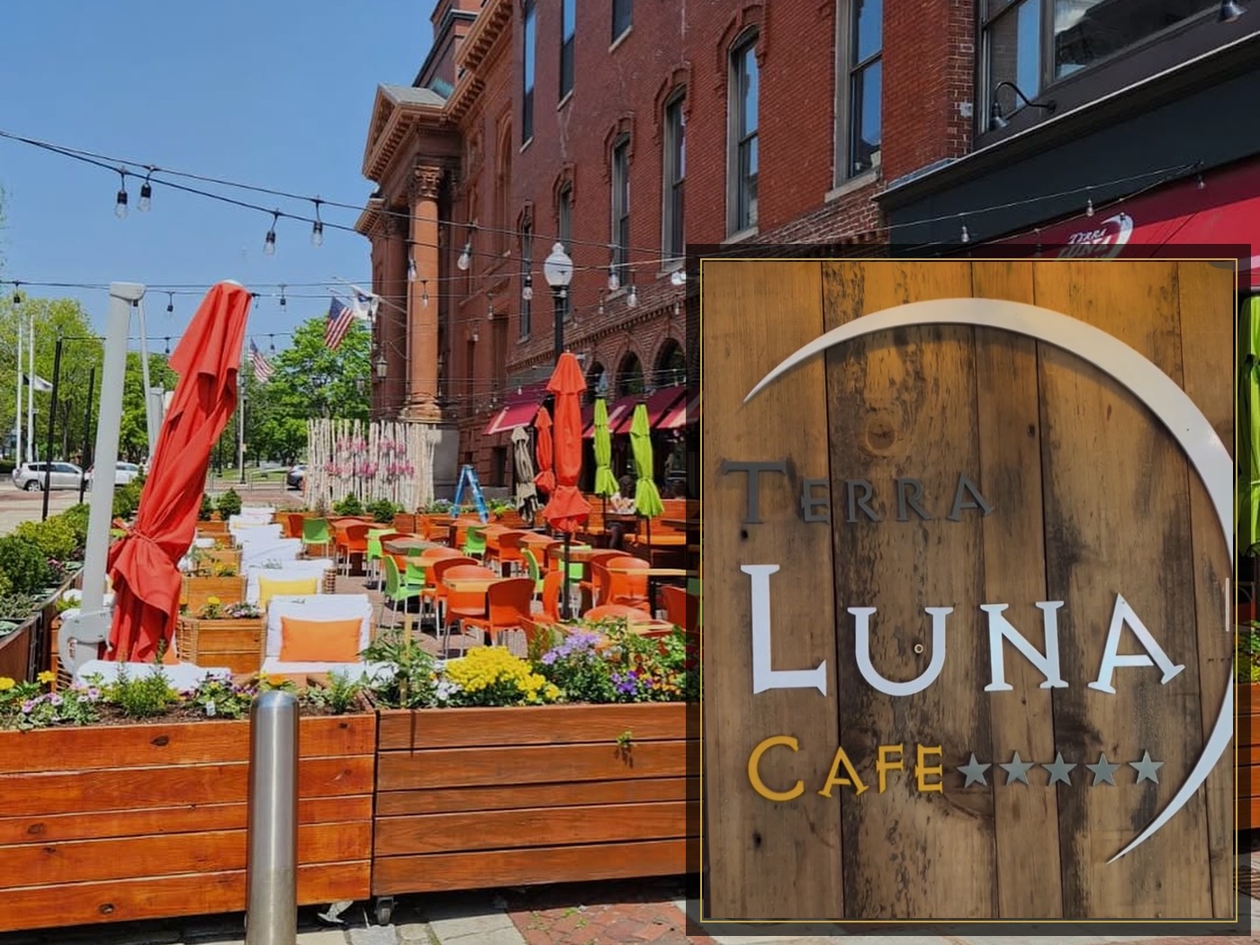 Terra Luna Cafe interior — Latin American restaurant in Lawrence MA